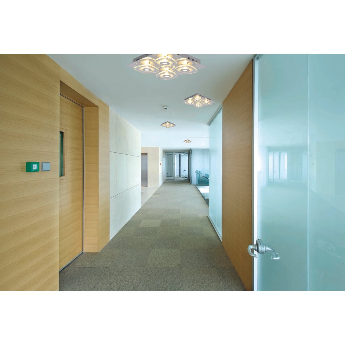 LED wand- en plafondlamp "Lucca"