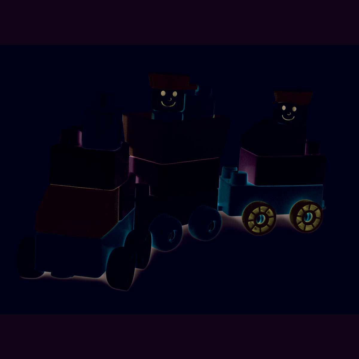 Edushape Mini Edu Trein in tas - 30 delig