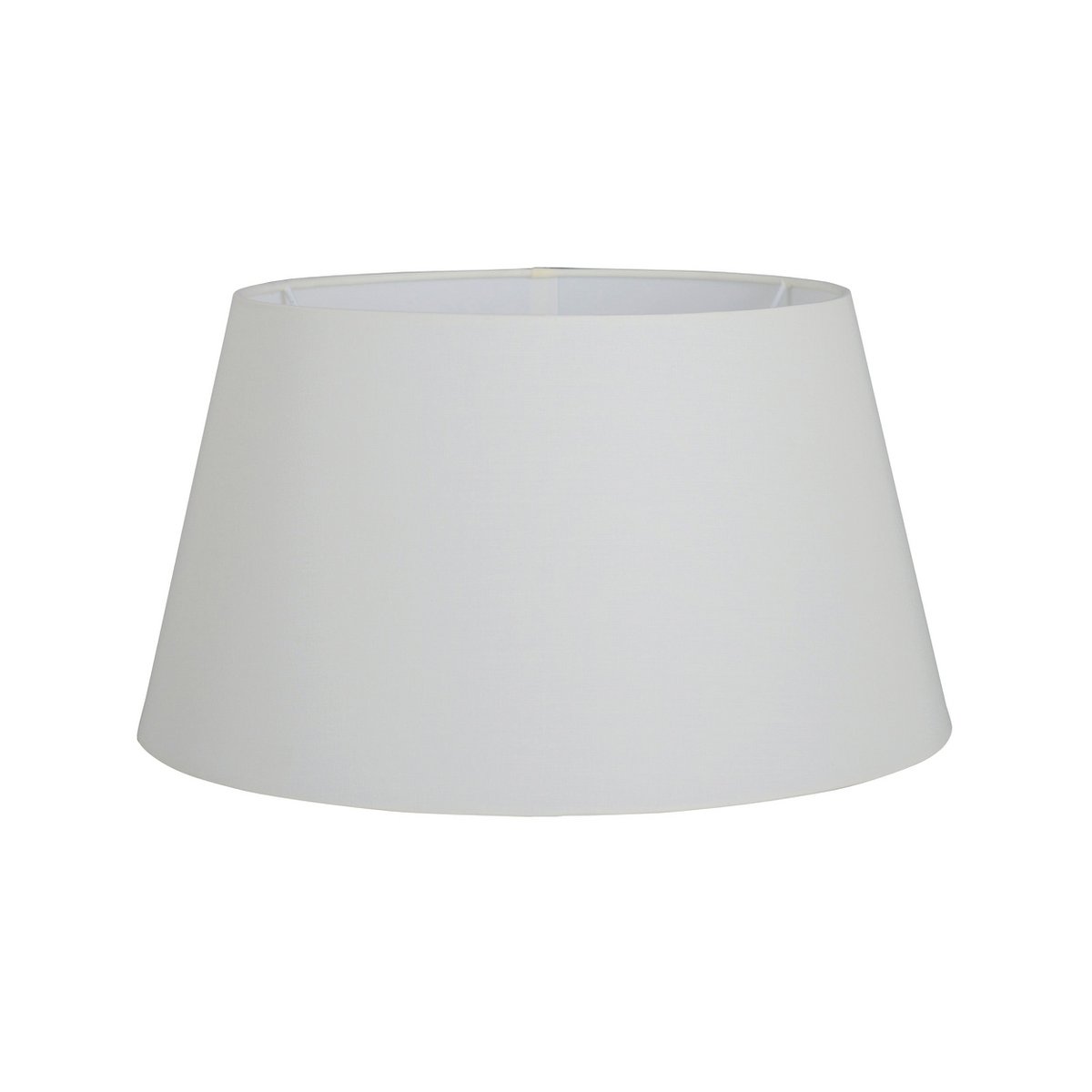 Lampenkap voor tafellichten, Ø 40 cm, Ø boven 30 cm, 22 cm hoog, polyester katoenen mengsel in beige.