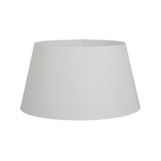 Lampenkap voor tafellichten, Ø 40 cm, Ø boven 30 cm, 22 cm hoog, polyester katoenen mengsel in beige.