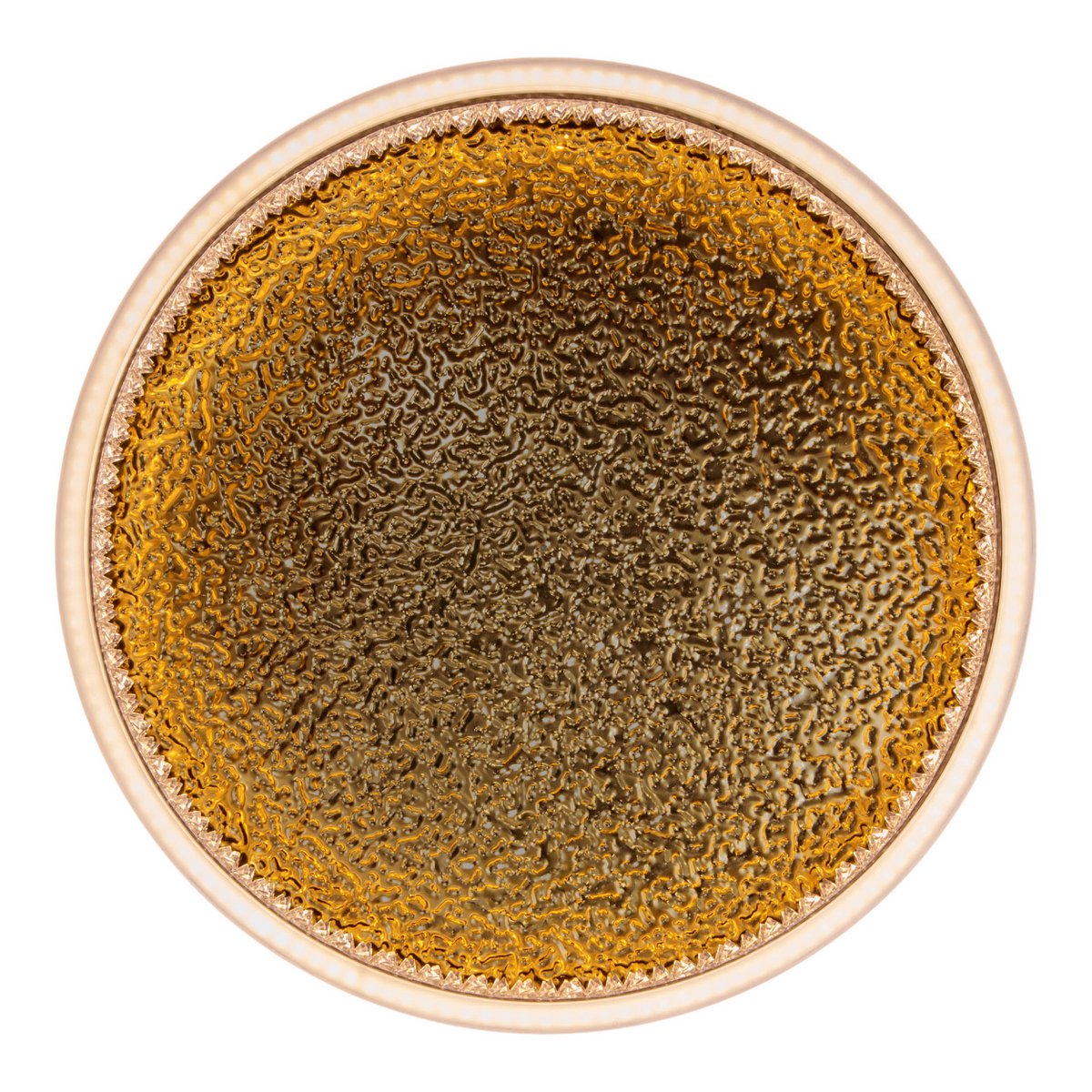 LED -plafondlamp Arany, plafondlamp gemaakt van metaal en plastic in zwart, met stevig ingebouwde LED's, dimbare, 40 cm diameter