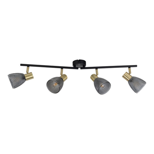 4er spot plafondlamp "Lindita" exclusief lampen