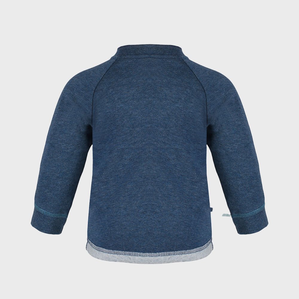 OrganicEra Biologisch babysweater, Indigo