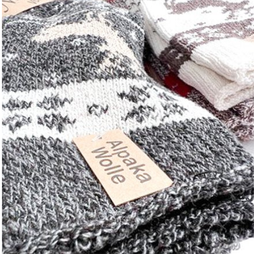 green-goose Alpaca Herensokken- 2 Paar - 100%
