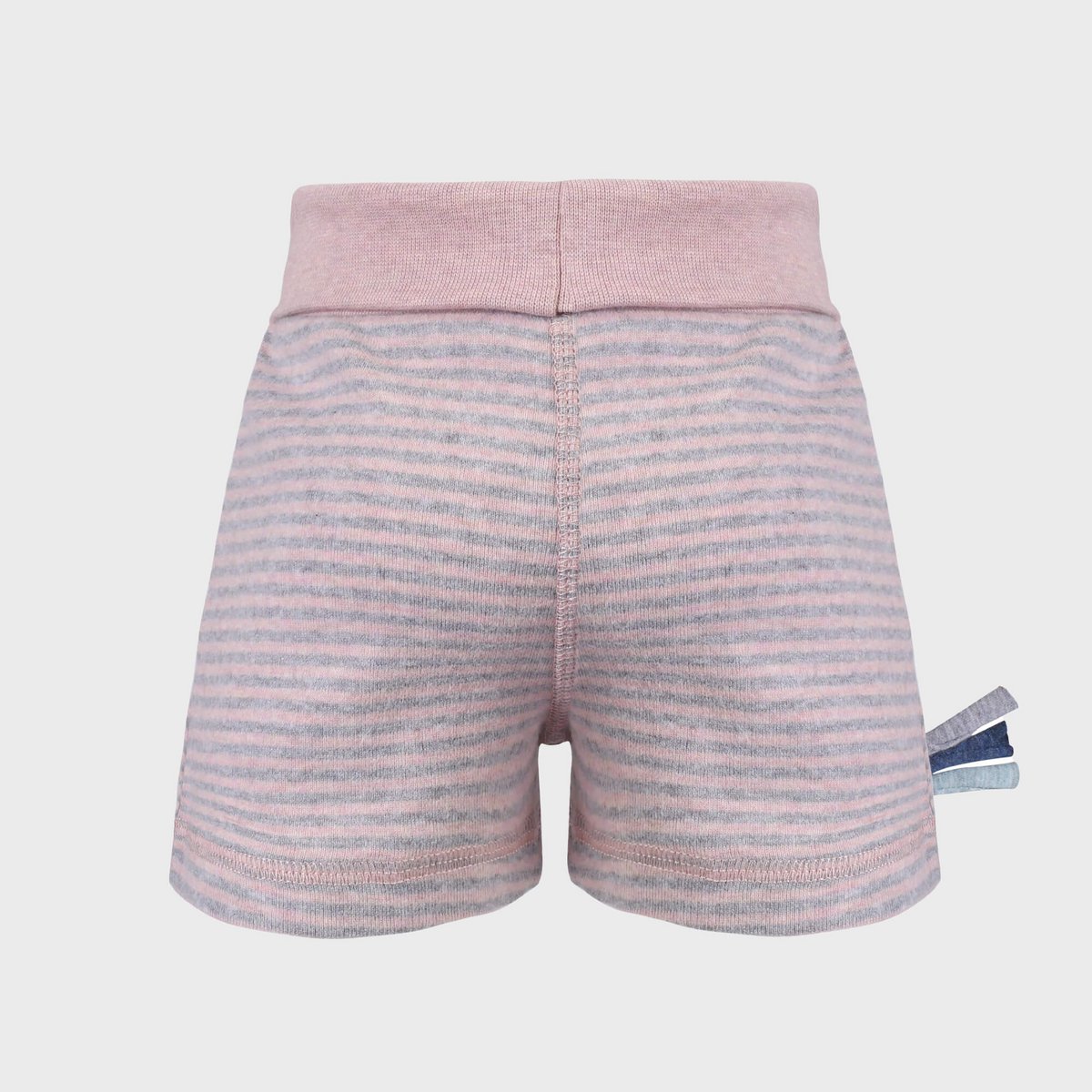 OrganicEra biologische babyshort, roze gestreept