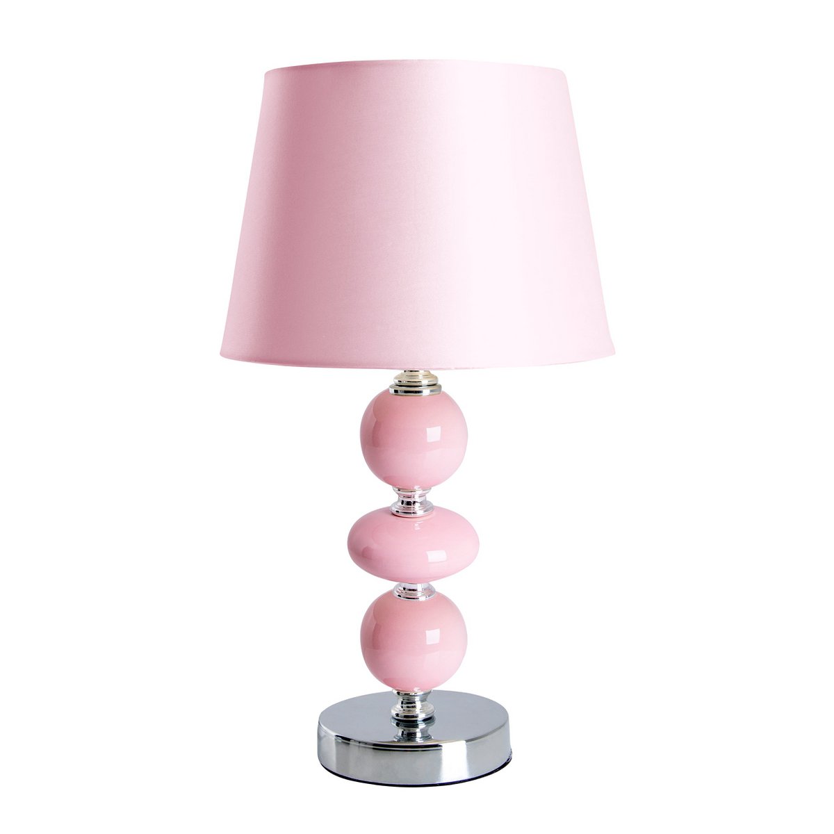 Keramische tafellamp "araga" 36 cm hoog, tafellamp gemaakt van metaal, keramiek, met tekstbladen, roze, met E14 -aansluiting, verlichting voor eetkamer, woonkamer, gang of kantoor,