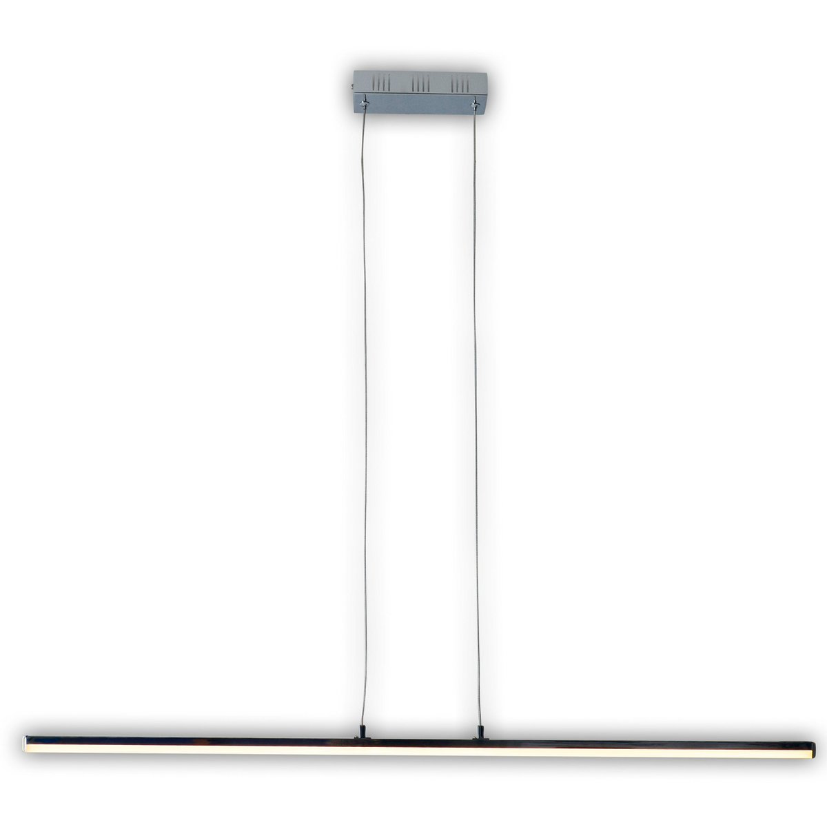 LED hanglamp "balk" gemaakt van metaal en plastic in stalen blank, met geïntegreerde LED