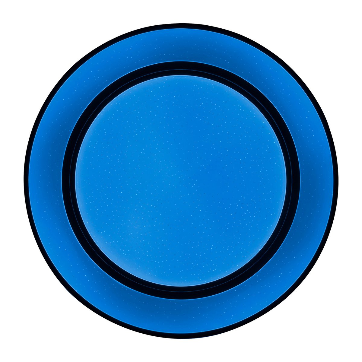 LED -plafondlamp "Monterey" Ø 37,5 cm, vele functies, gemaakt van metaal en plastic in het zwart, met geïntegreerde LED's, verlichting voor woonkamers, gang of kantoor