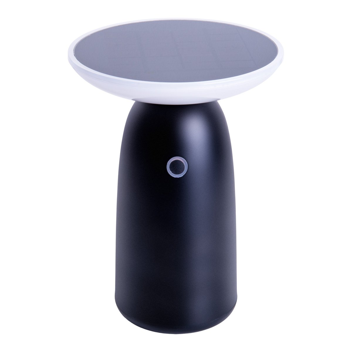 LED Solar Light "ADA" zwart voor buiten, LED -tafellamp gemaakt van metaal en plastic 22,5 x 16 cm