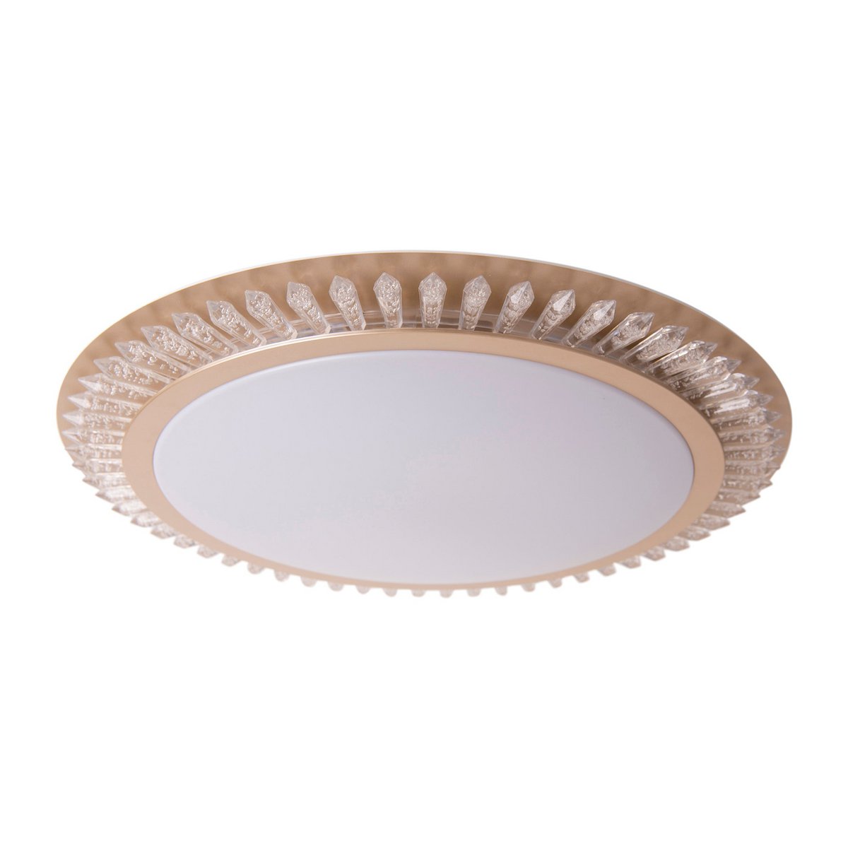 LED -plafondlicht "Madison" Ø 48 cm, veel functies, gemaakt van metaal en plastic, goud, met geïntegreerde LED's, verlichting voor woonkamers of kantoor