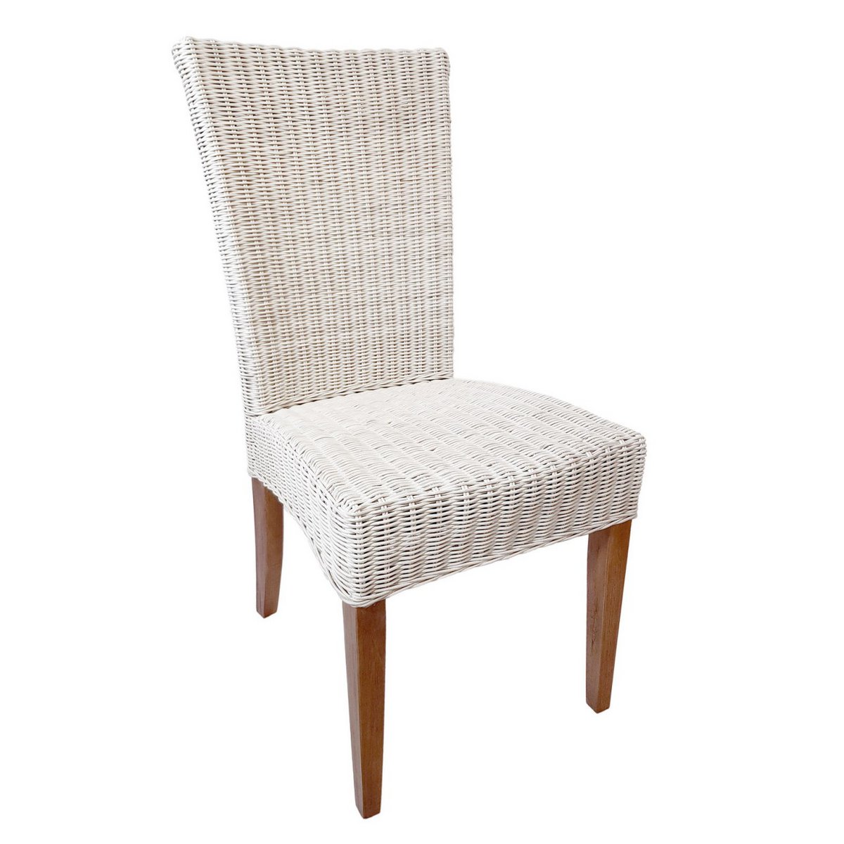 Rattan stoel eetkamer stoel white cardine mand stoel duurzame wintertuin stoel