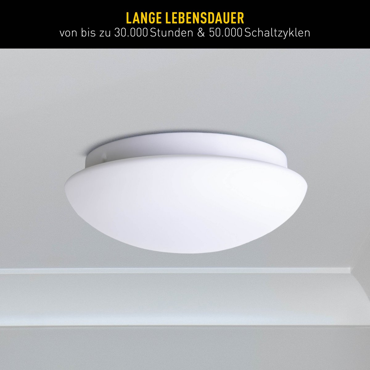 LED plafondlamp met sensor "Bergen"