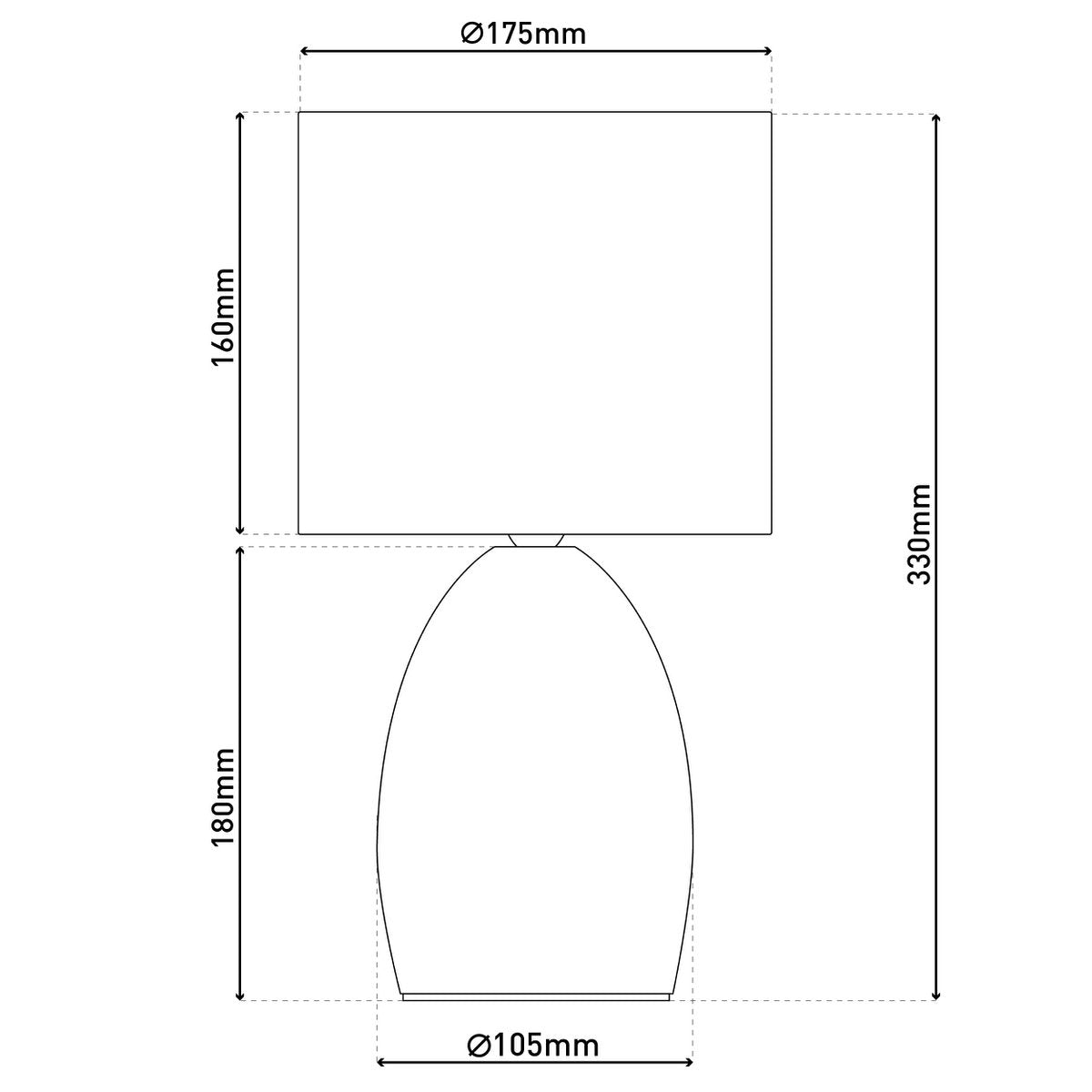 Tafellamp "Aurum" 33 cm hoog in stalen blank/grijs, gemaakt van metaal en textiel, met E14-aansluiting, verlichting voor eetkamer, woonkamer, gang of kantoor