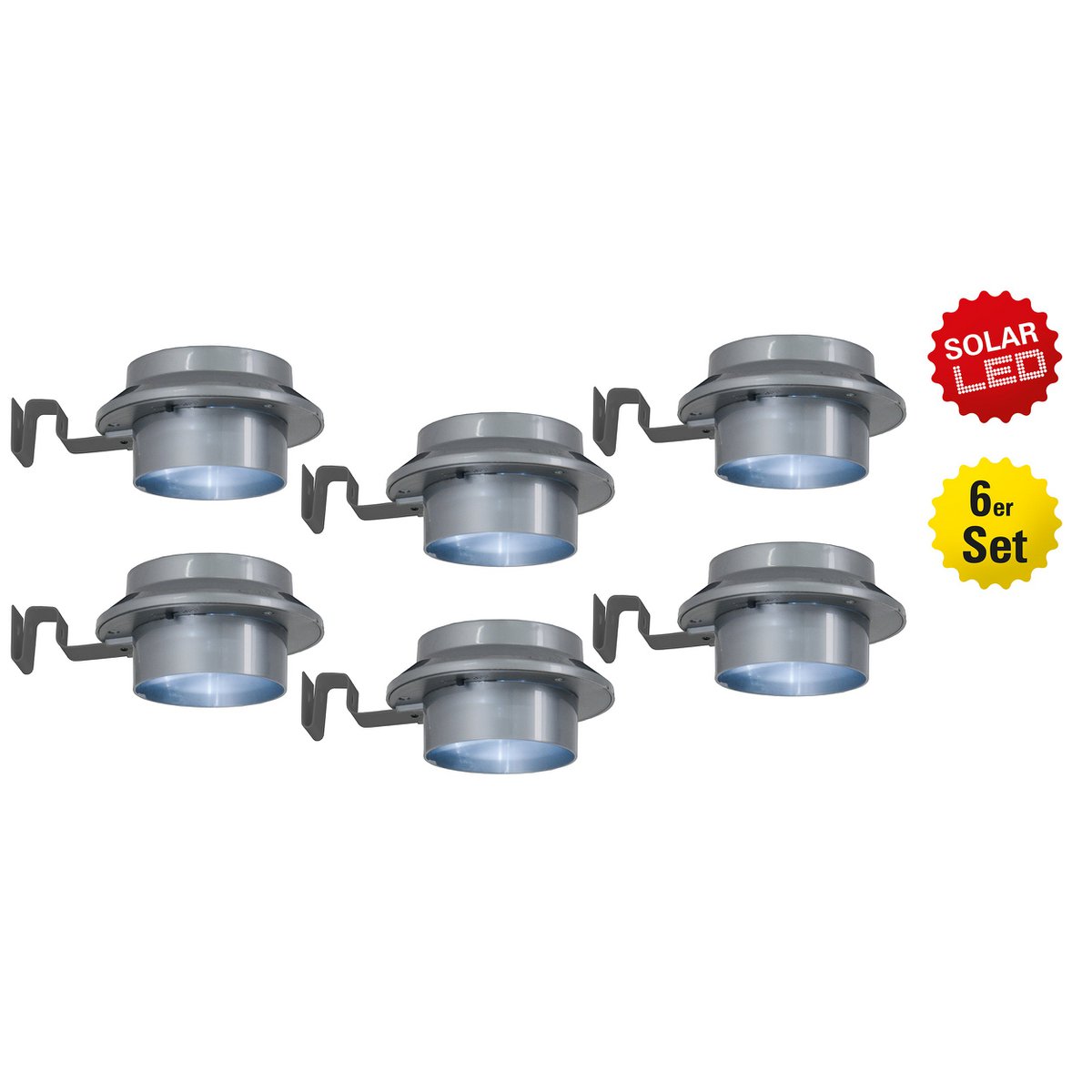 6-set LED Solar Dak Groove "Mistra"