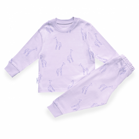 Girafe F&D Pyjama Tiener | Lila zakje