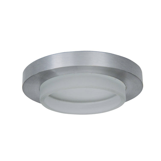 LED -installatieplek "Commmo" Ø 8,5 cm, 6,5 cm diep, gemaakt van metaal en Matt Acryl, 6 watt, warm wit