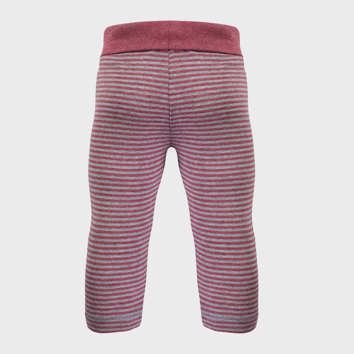 OrganicEra biologische babylegging, bordeaux - grijs gestreept