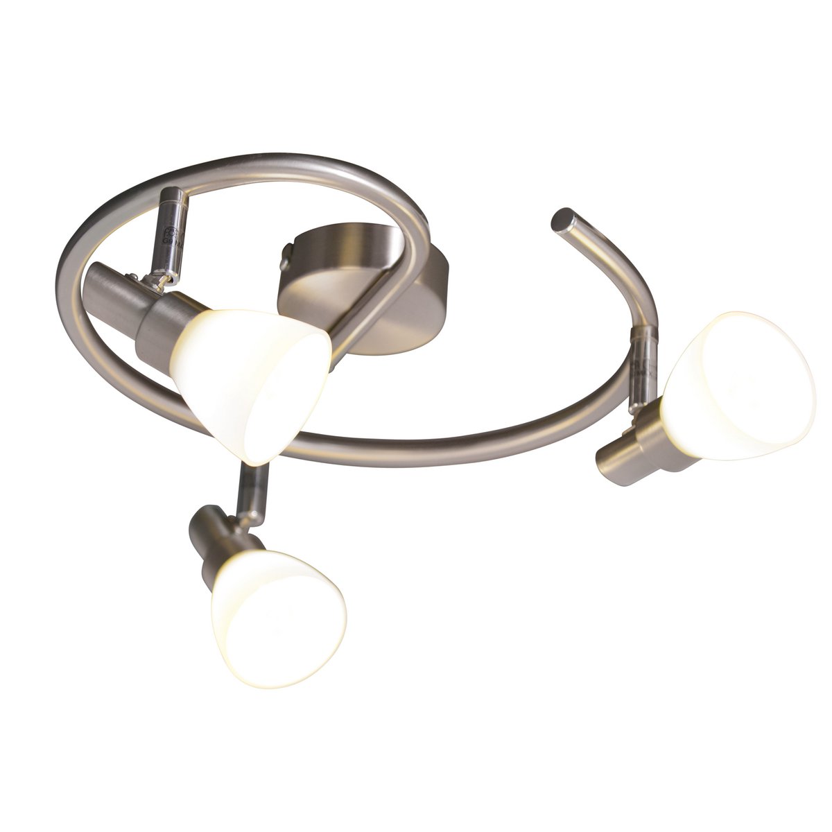 3 LED-wand u. Plafondlamp "Feltre" d:28cm