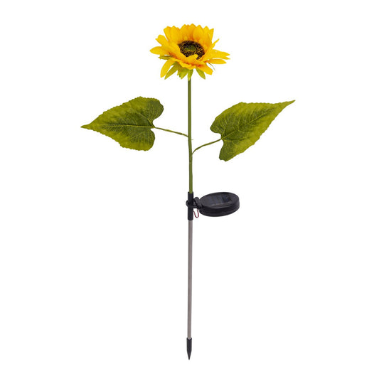 Set van 2 solar spikes "Sunflowers" h: 78.5cm