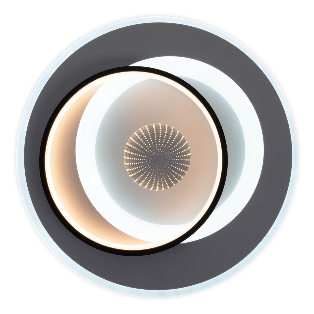 LED -plafondlicht 3D -effect "malea" Ø 49 cm, met veel functies, waaronder afstandsbediening