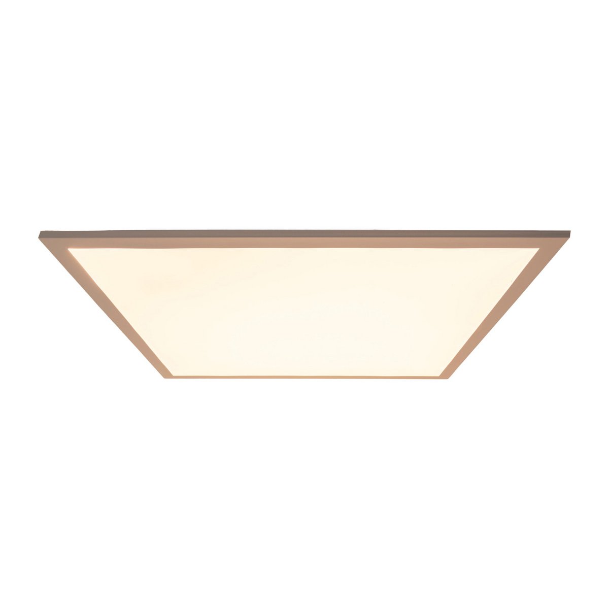 LED -paneel plafondlicht "Nico", functionele metalen plafondlamp en plastic in het wit, met vaste LED's en vele functies, ideaal voor kantoor, oefening of workshop, ca. 45 x 45 cm