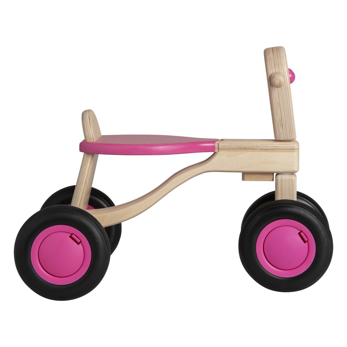 Van Dijk Toys berken houten loopfiets vanaf 1 jaar - Roze