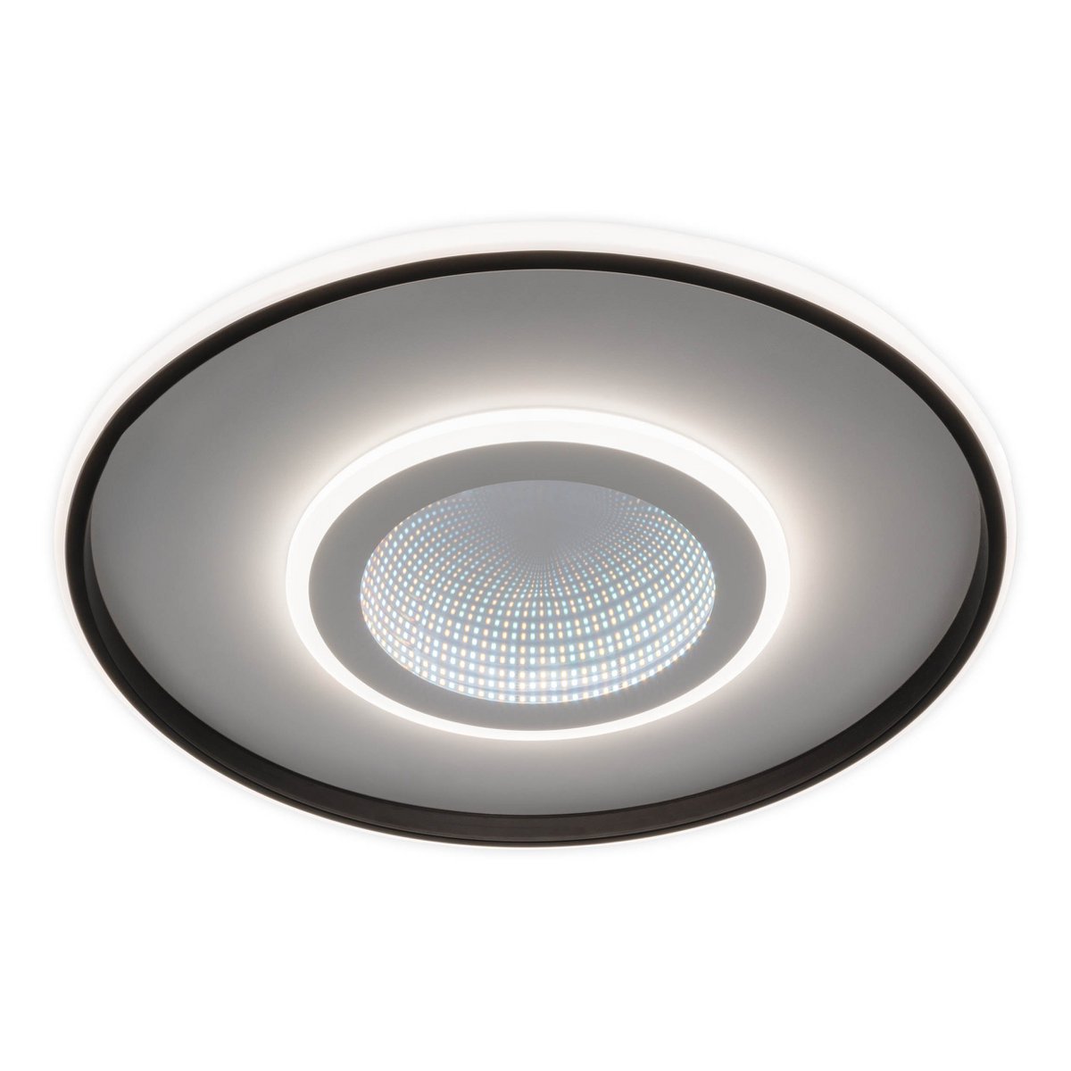 LED -plafondlicht 3D -effect "Redona" Ø 50 cm, met veel functies, inclusief afstandsbediening inbegrepen