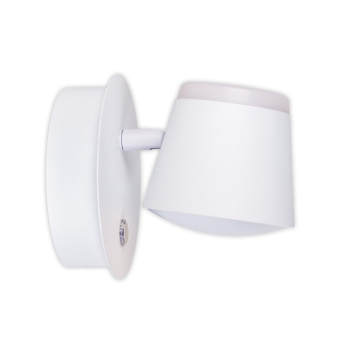 Snaveleloos wandlicht ", ongeveer 12 x 14,5 cm, gemaakt van wit metaal, voor binnen