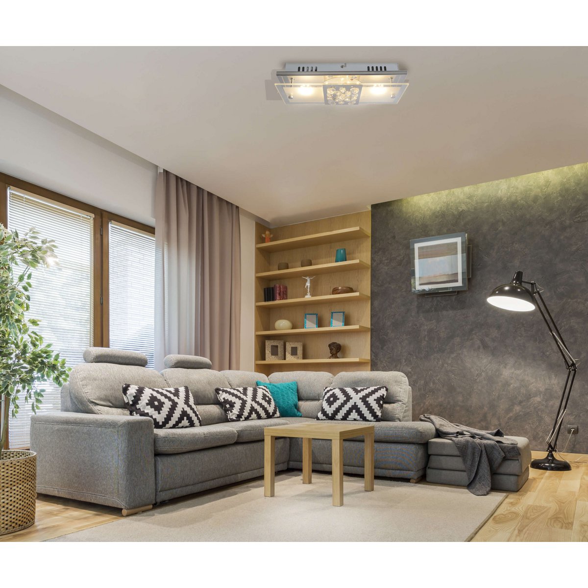 LED plafondlamp "Chur" l:30cm