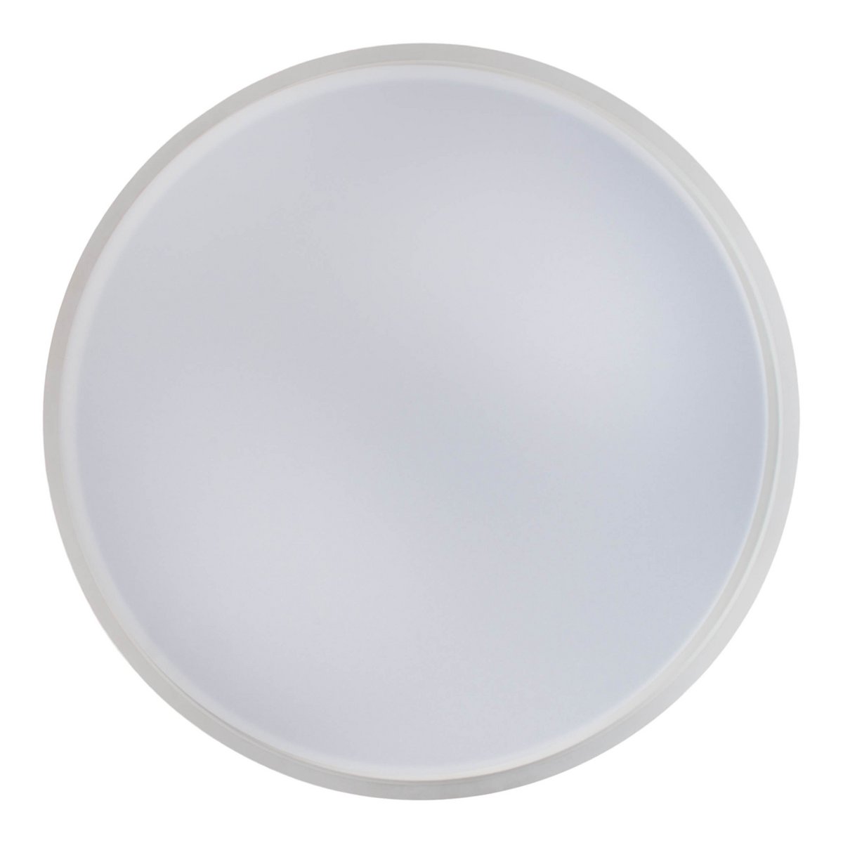 LED-plafondlicht "Lola" Ø van 50 cm, 9 cm hoog, metaal en plastic in bruin en wit, geïntegreerde LED's, 1900 lm, dimmable, CCT-functie 3000-6500 K, nachtlichtfunctie