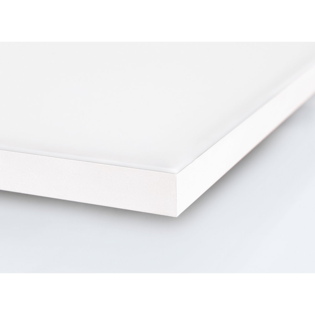 LED -paneel plafondlamp "Carente" zijlengte 45 cm, frameless, vele functies, gemaakt van metaal en plastic, witte, geïntegreerde LED's