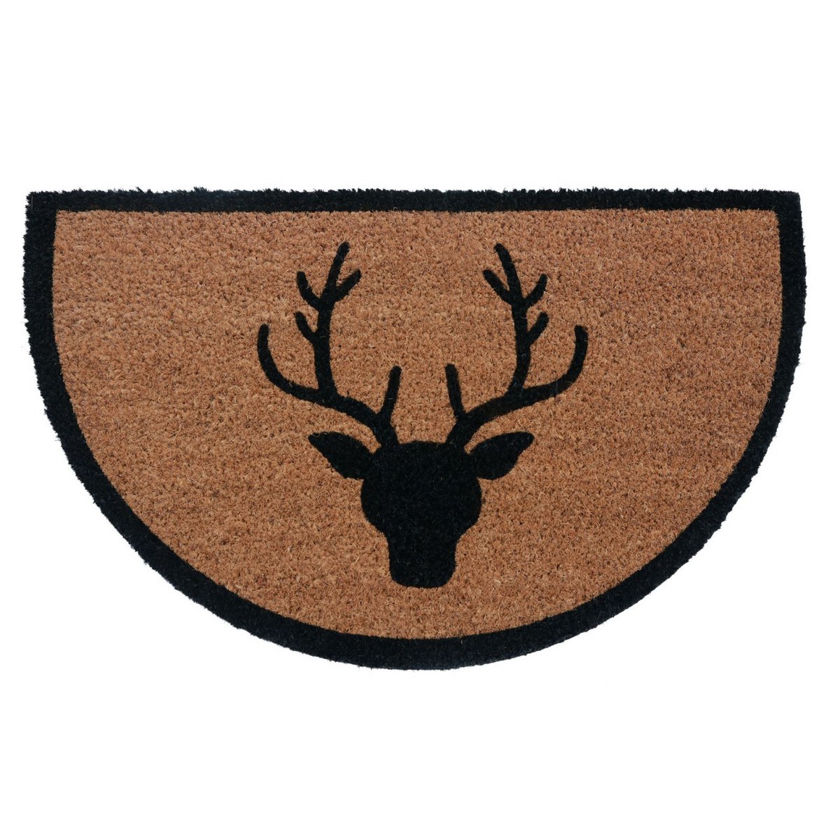 Kokosnootmat Beading Mat Semicircululair 75 x 45 cm deur voor het schoenenhelige genezingsmotief vuil Mat voordeur