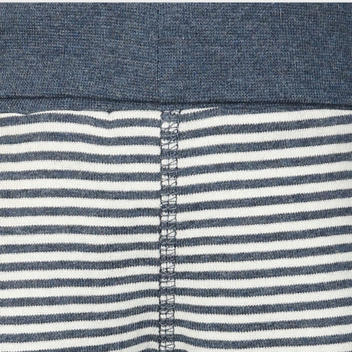 OrganicEra biologische babyshort, indigo gestreept
