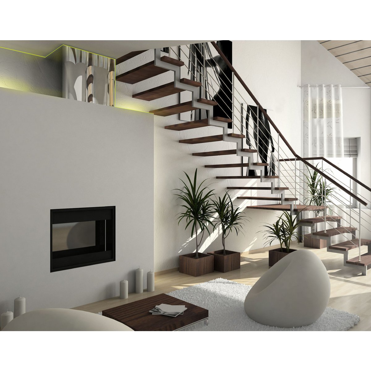 5x 1m RGB LED -streep, met kleurverandering, dimable, inclusief infrarood afstandsbediening