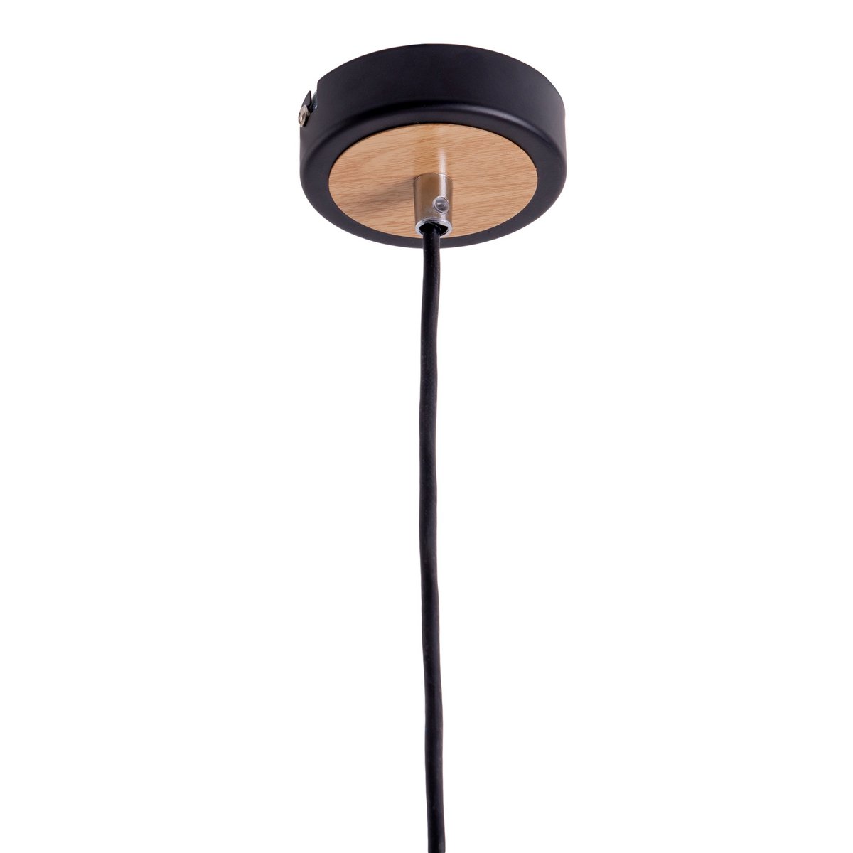 1-pendelende lamp "fumoso", hanglamp gemaakt van metaal en glas in zwart, met E14-aansluiting, voor eetkamer, woonkamer, gang of kantoor, hangende lamp 80 x 20 cm