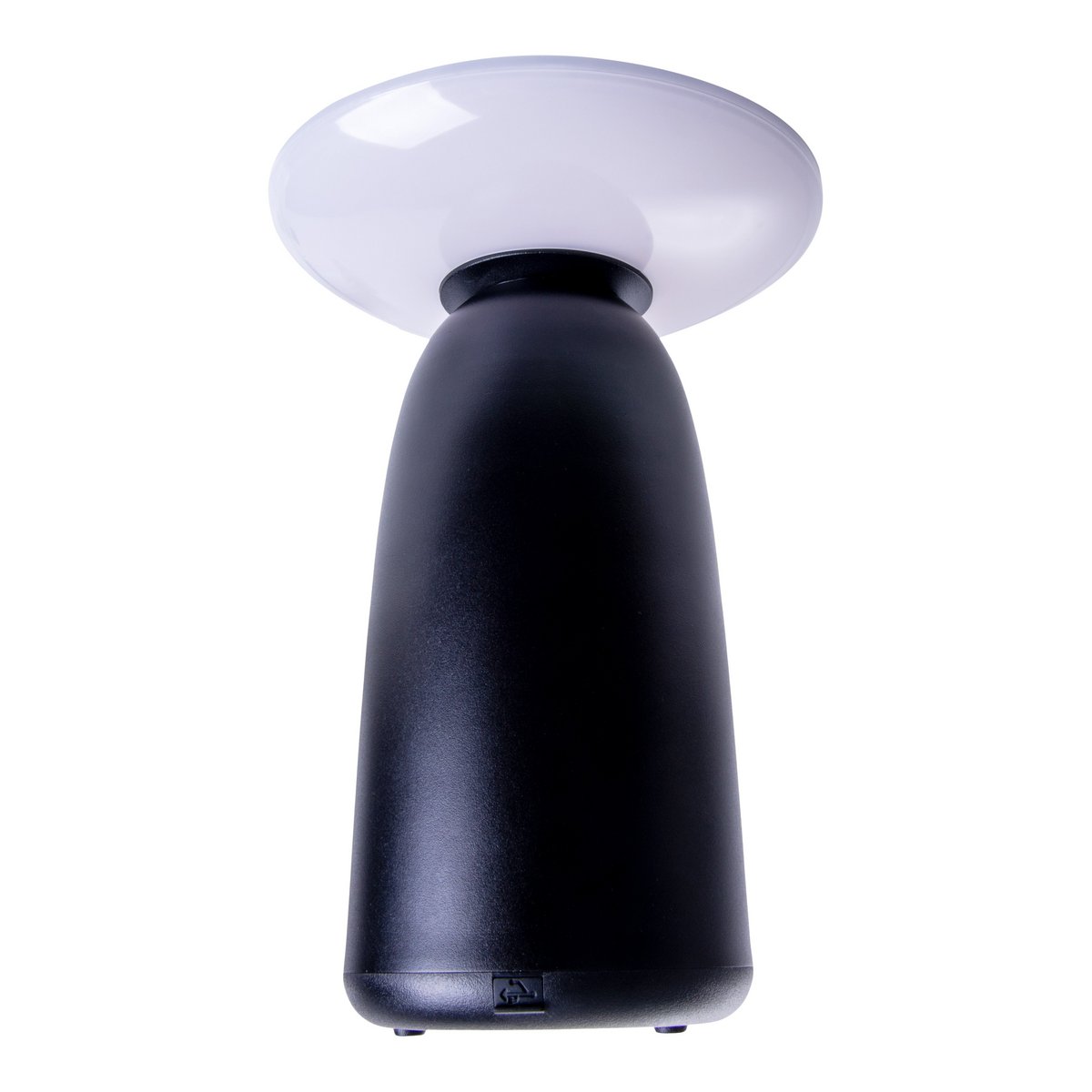 LED Solar Light "ADA" zwart voor buiten, LED -tafellamp gemaakt van metaal en plastic 22,5 x 16 cm