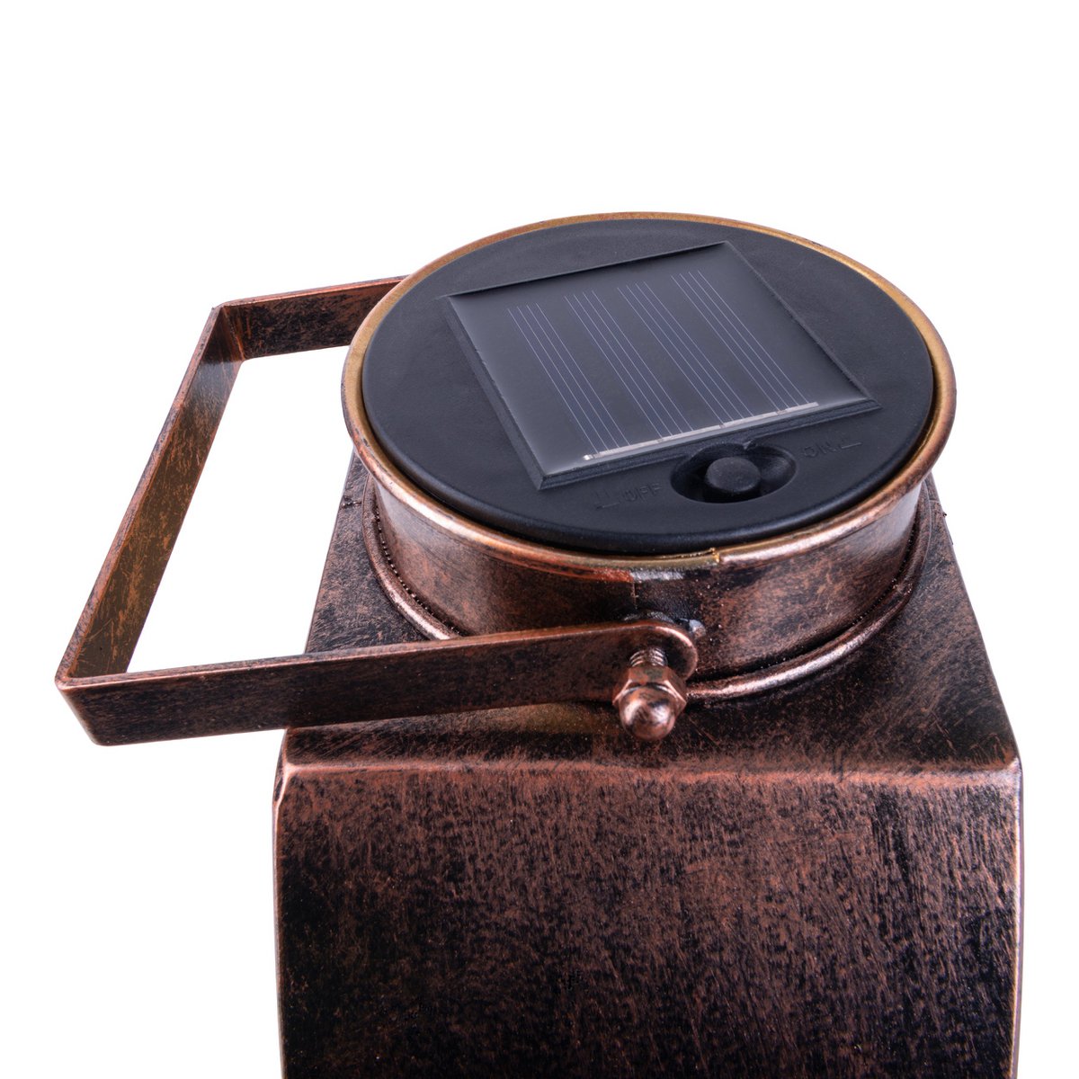 LED ZONNELIJKE LICHT "Fairylight" voor terras en balkon, LED -tafellamp gemaakt van metaal gemaakt van zwart en goud en acryl, stevig gebouwd -in LED's, decoratie Solar Light 26 x 19,5 x12,5 cm