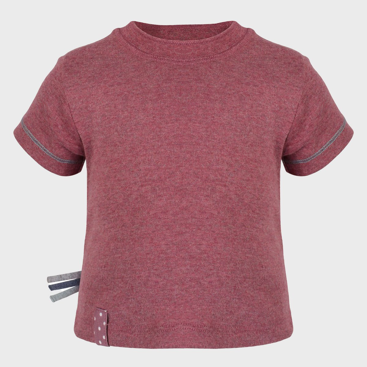 OrganicEra Biologisch baby S/S T-shirt, bordeaux