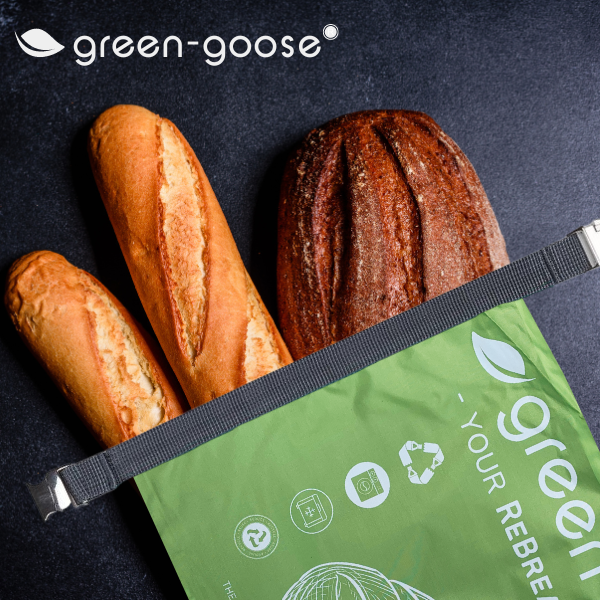 green-goose Herbruikbare rPet Broodjeszak L - 40x25cm