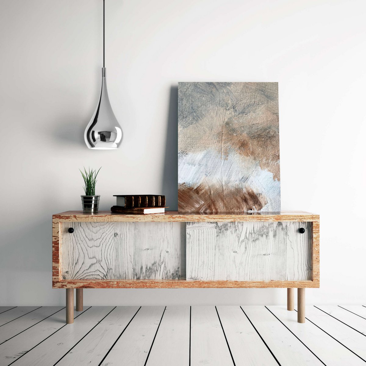 Hanger lamp "stijl", retro klassiek, hanglamp gemaakt van chroom-glanzend metaal met E27-aansluiting, paraplu Ø23 cm, ideaal voor eetkamer, woonkamer en keuken.