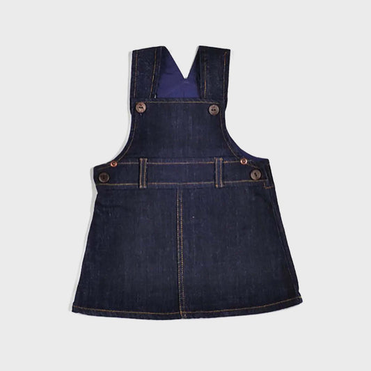 OrganicEra, biologisch denim baby-tuinbroekrokje