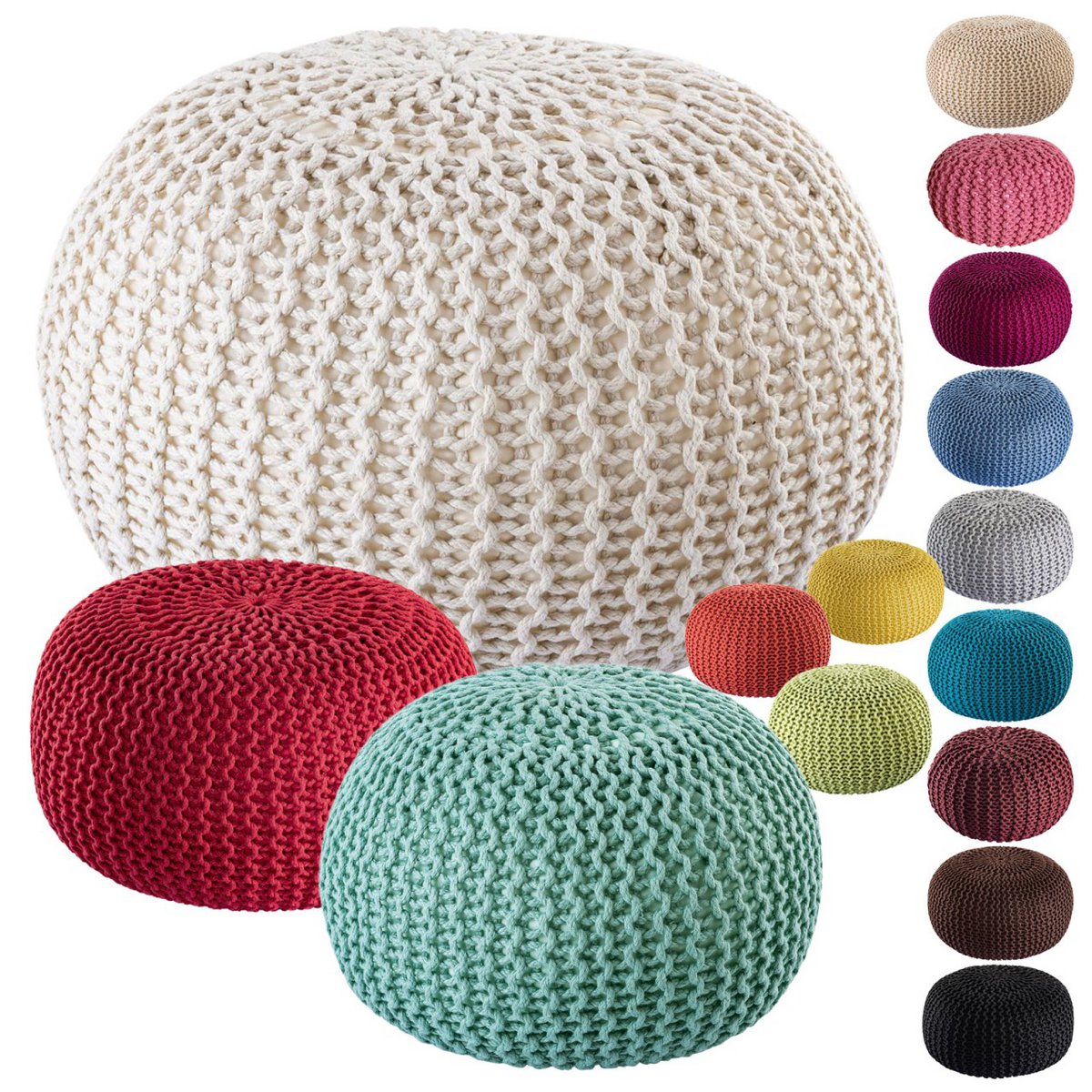 Pouf Outdoor Ø55cm stoel Pouf Terrace Pool Garden