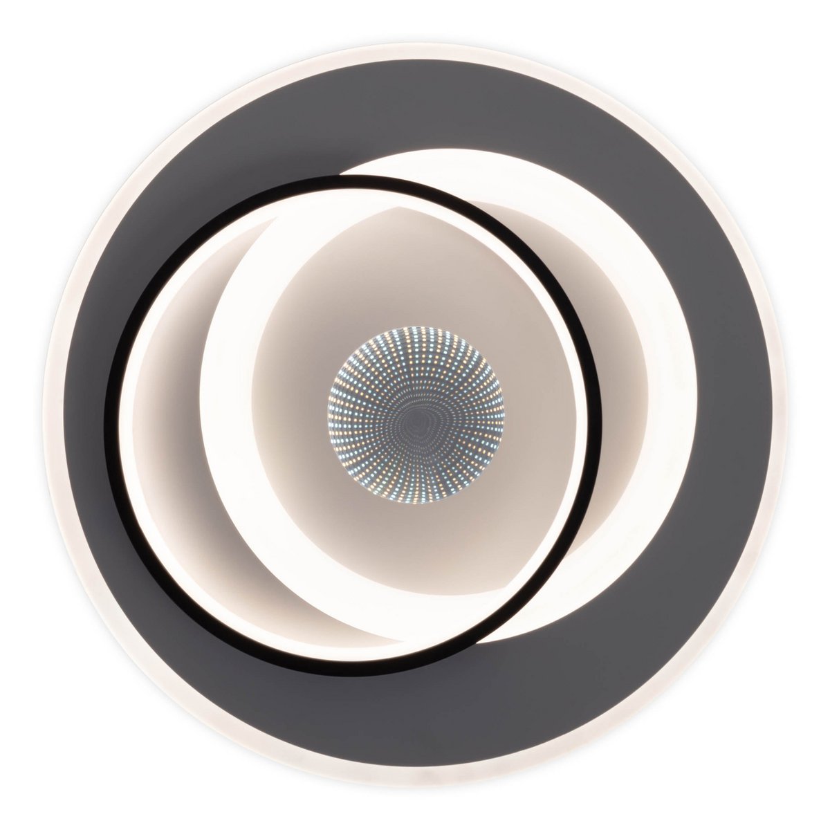 LED -plafondlicht 3D -effect "malea" Ø 49 cm, met veel functies, waaronder afstandsbediening