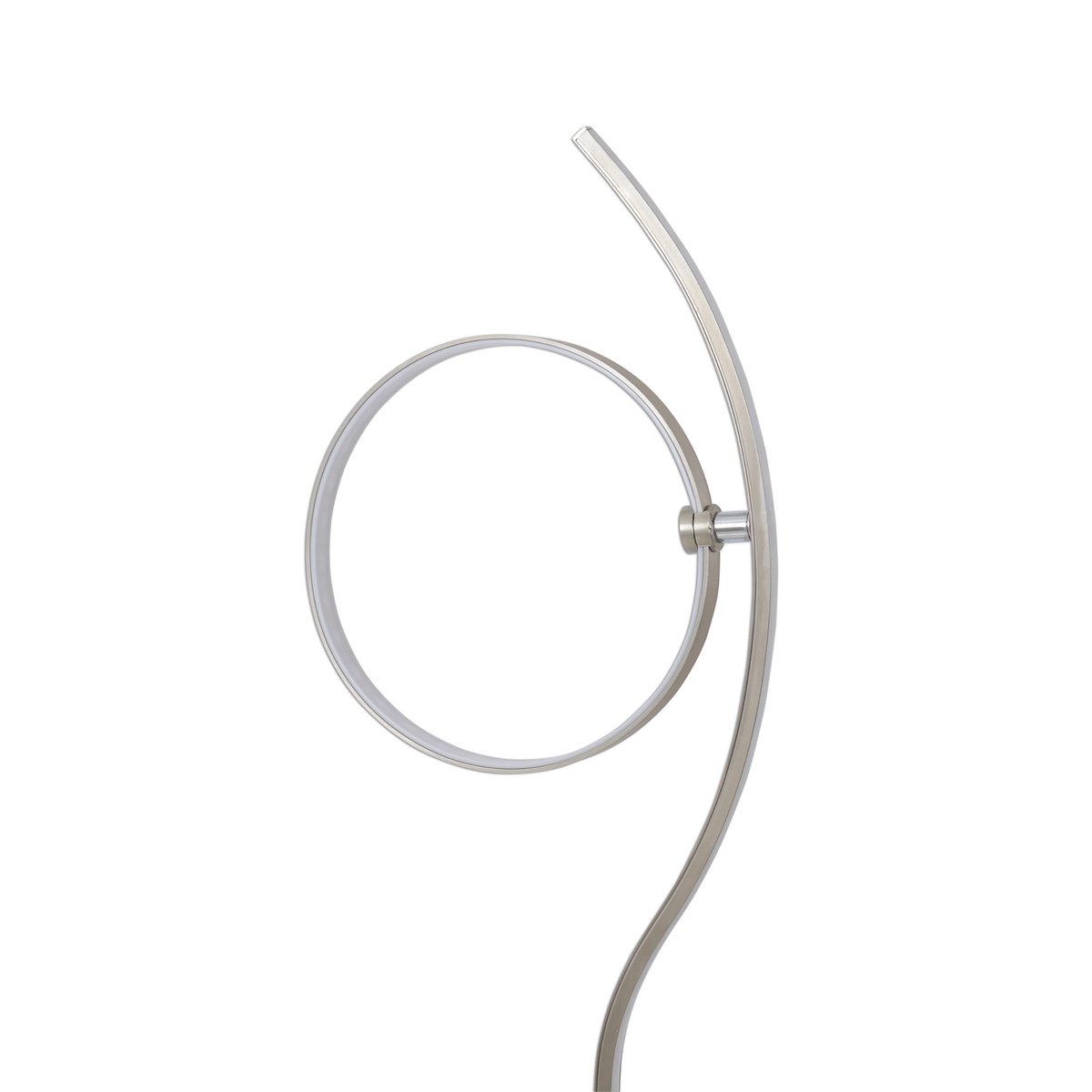 LED staande lamp "luslijn" 150 cm hoog, met geïntegreerde LED -streep, gemaakt van metaal en plastic