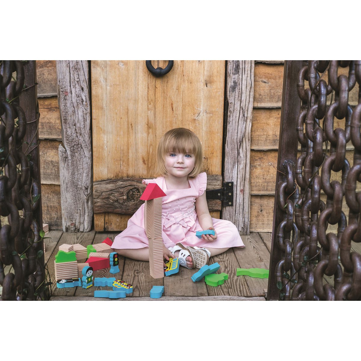 Edushape Foam blokken Mijn Zachte Wereld - Stad