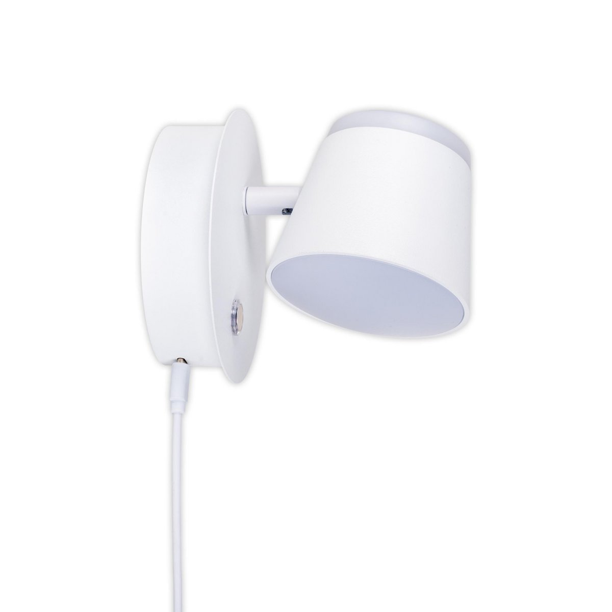 Snaveleloos wandlicht ", ongeveer 12 x 14,5 cm, gemaakt van wit metaal, voor binnen