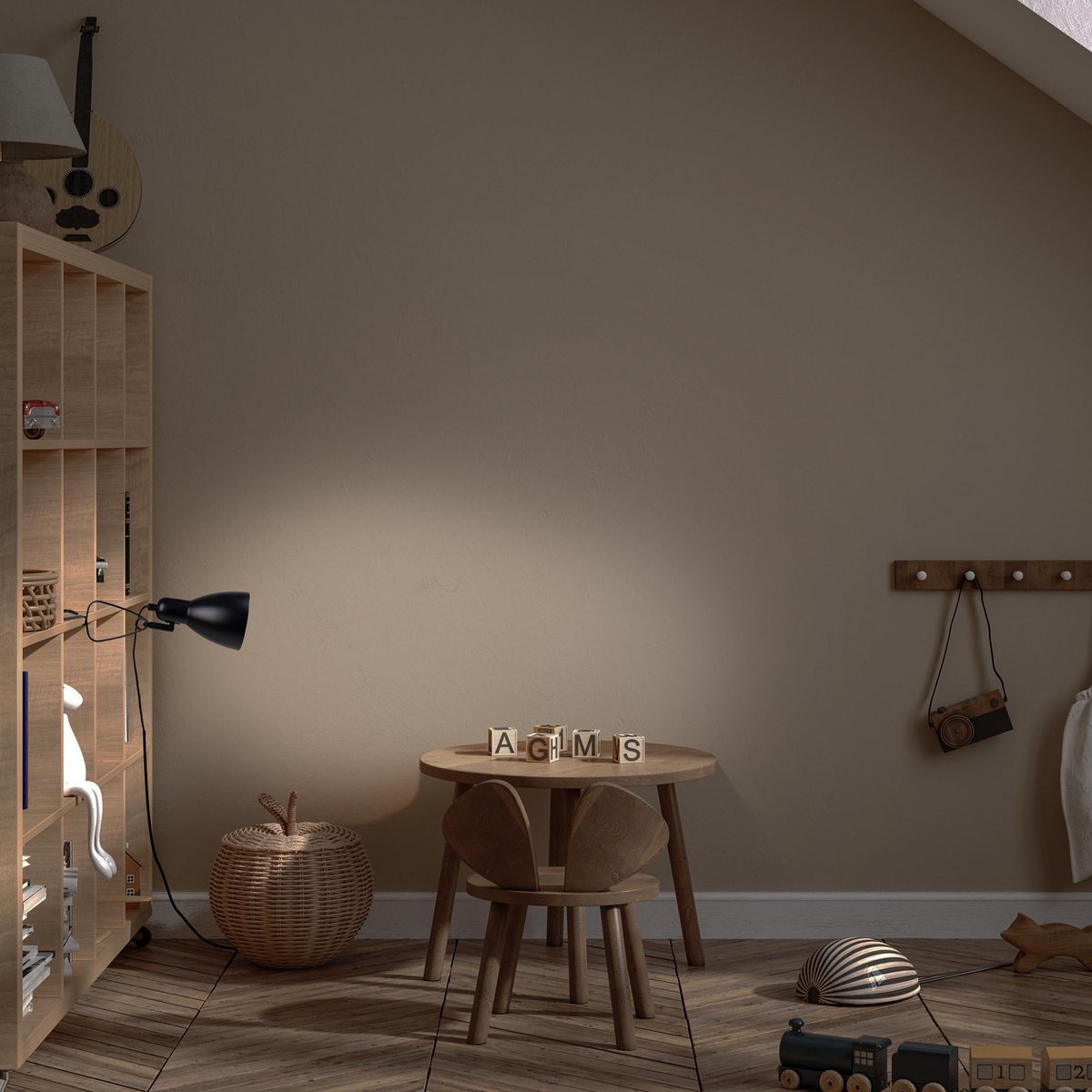 Klemtafels "Mara" Matt Schwarz voor E14 Max. 18 Watt, voor interieur, 28 cm hoog