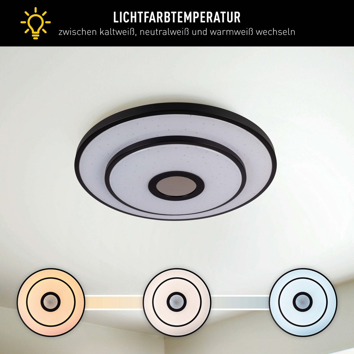 LED -plafondlicht "Genua" D: 49,5 cm