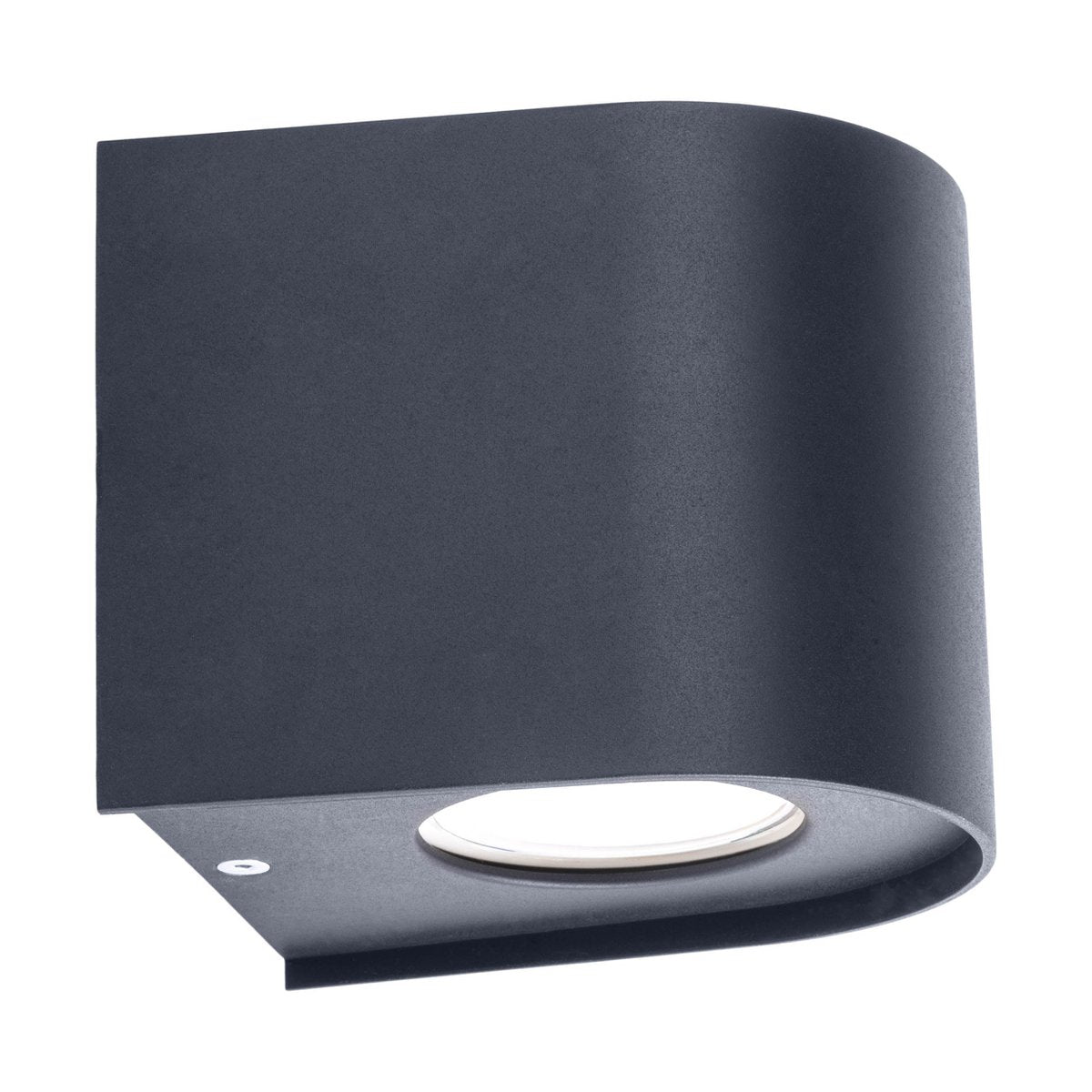 De "Alecto" LED -lamp meet 10,5 x 11,7 cm en is 10 cm hoog. Het bestaat uit een hoogwaardig plastic met een enigszins gestructureerd oppervlak dat eruit ziet als geschilderd. Tijdloos zwart maakt de lamp universeel bruikbaar.
