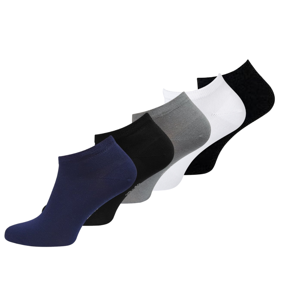 green-goose Bamboe Unisex Sneakersokken - 5 Paar - Maat 37-43 - 85% Bamboe